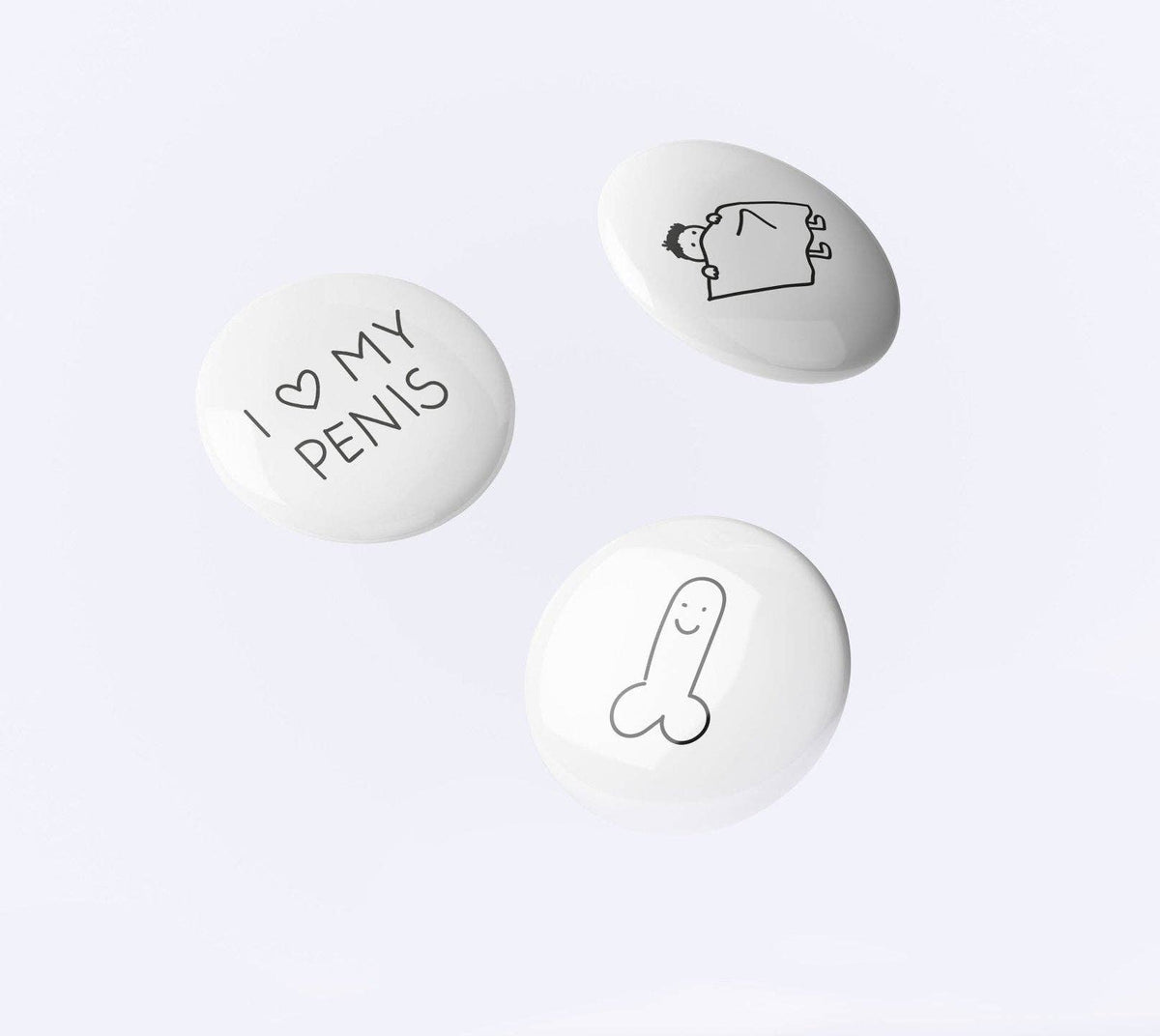 Buttonset "I Love My Penis" | Dicks Don't Lie
