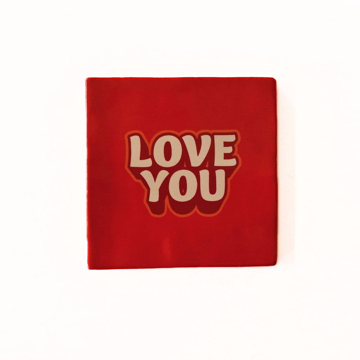 Keramische Tegel "Love you" | Artige