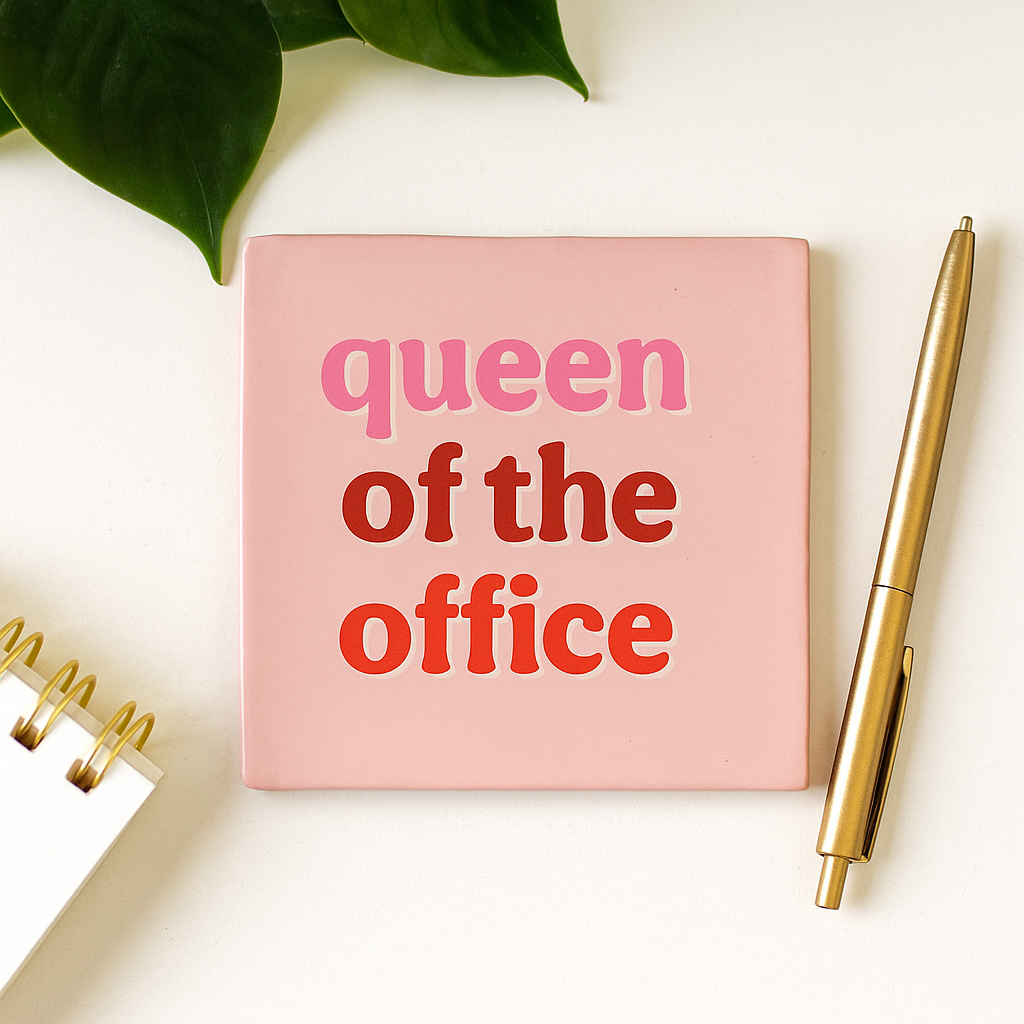 Keramische Tegel "Queen of the office" | Artige