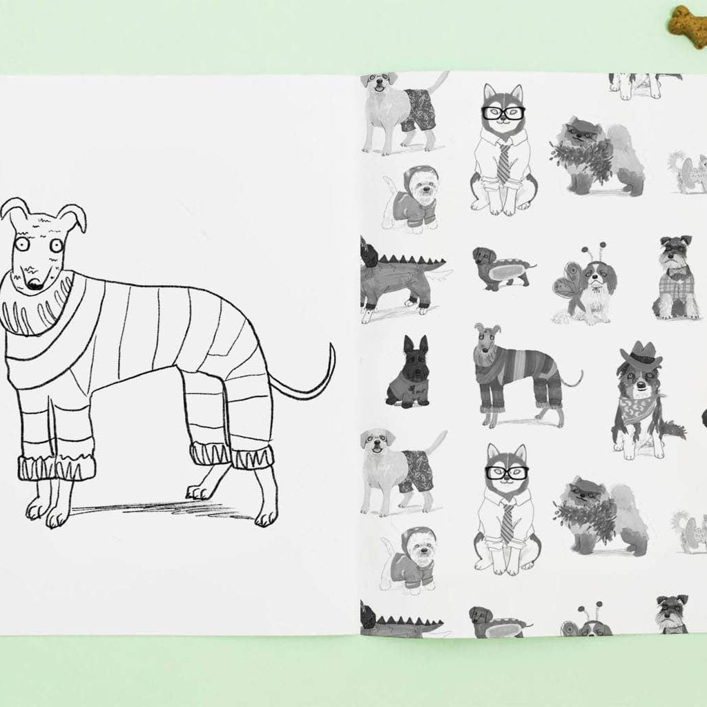 Kleurboek "Doggy Dress-Up" | Jo Clark Design