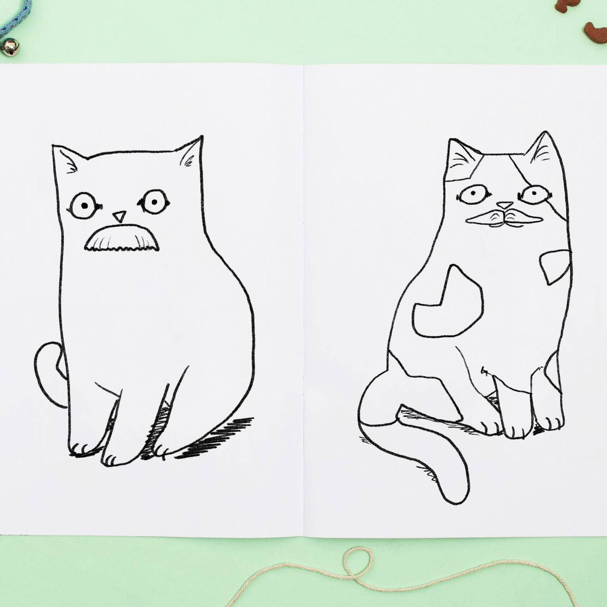 Kleurboek "Meowstachio" | Jo Clark Design