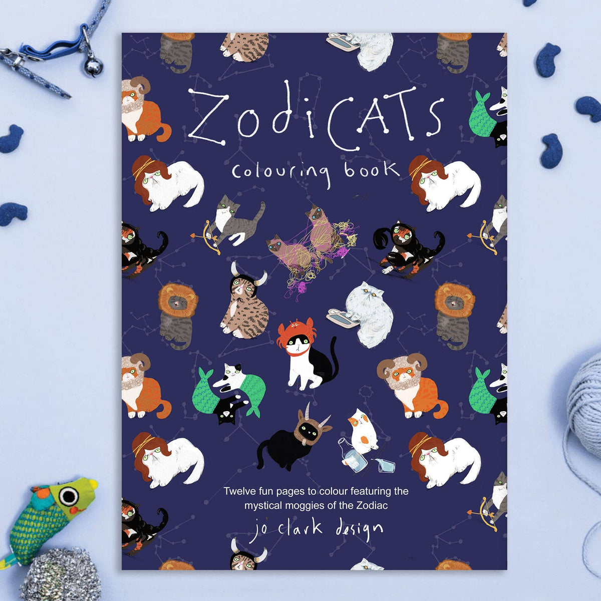 Kleurboek "ZodiCats" | Jo Clark Design