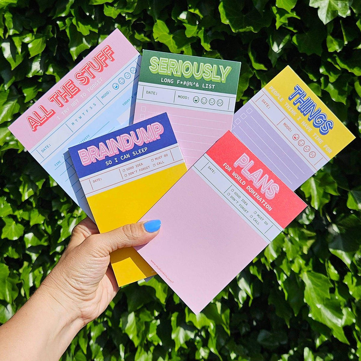Memoblok "Plans for World Domination" | Studio Inktvis