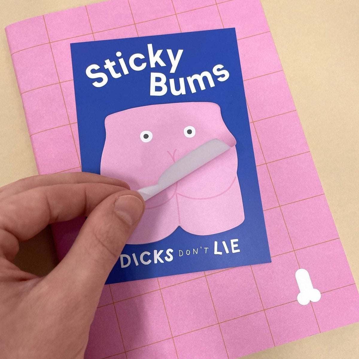 Memoblok "Sticky Bums" | Dicks Don't Lie