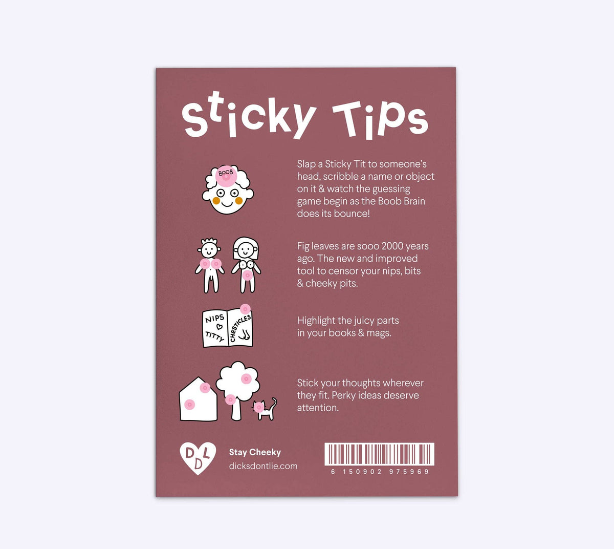 Memoblok "Sticky Tits" | Dicks Don't Lie