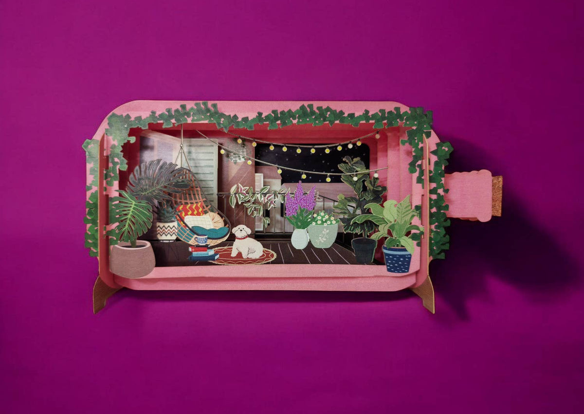 Pop-Up Kaart "Balkon" | Alljoy Design