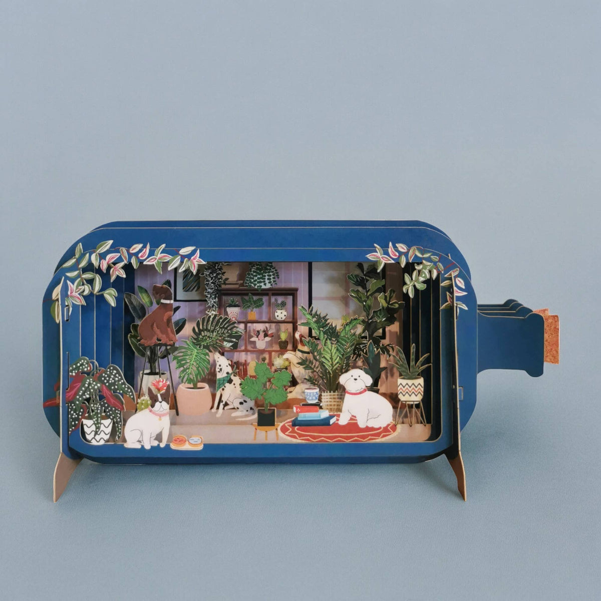 Pop-Up Kaart "Honden en Planten" | Alljoy Design