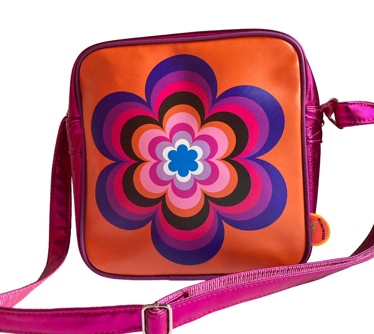 Schoudertas "Retro Bloem" | Kunstboer