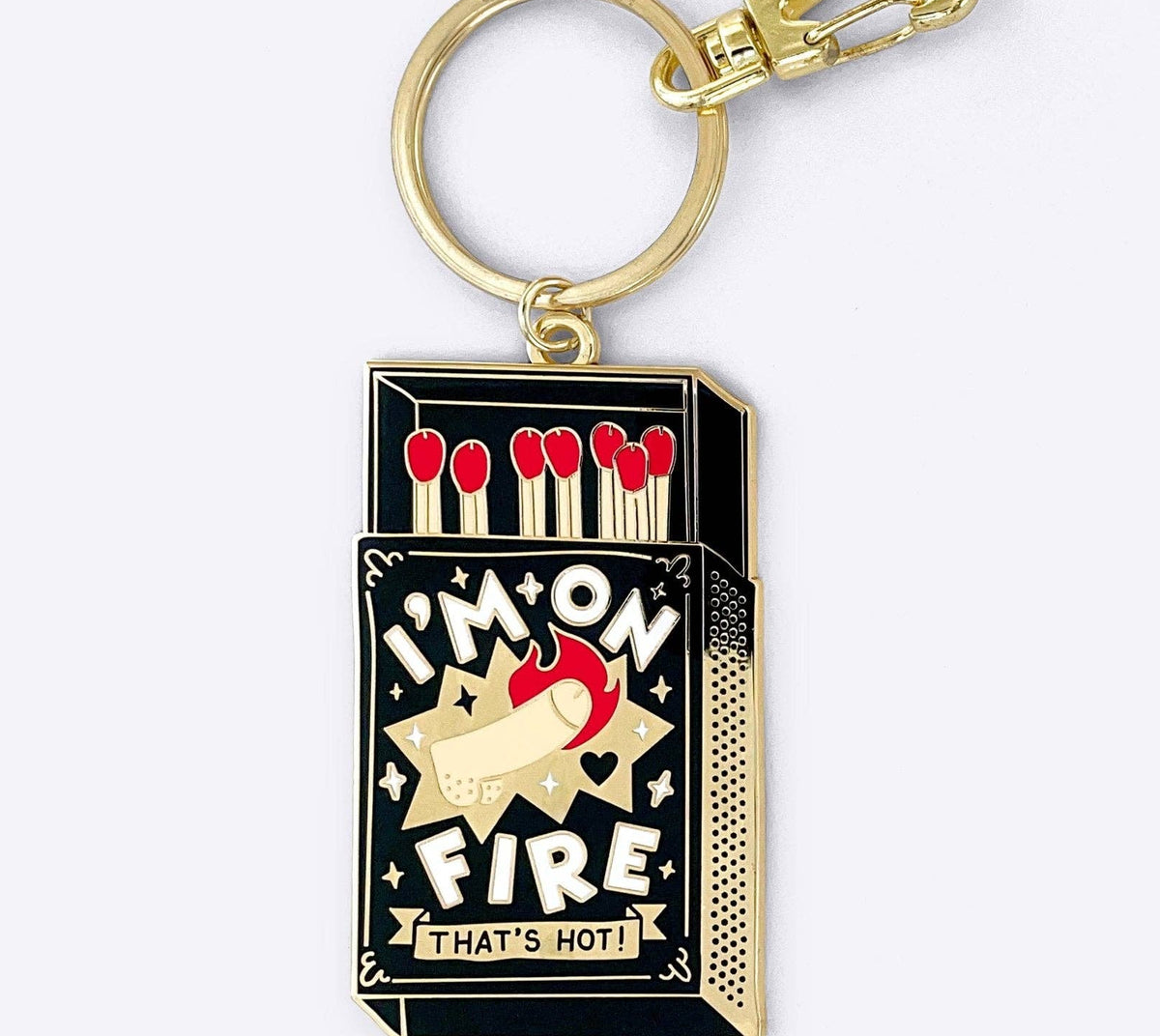 Sleutelhanger "I'm On Fire" | Dicks Don't Lie