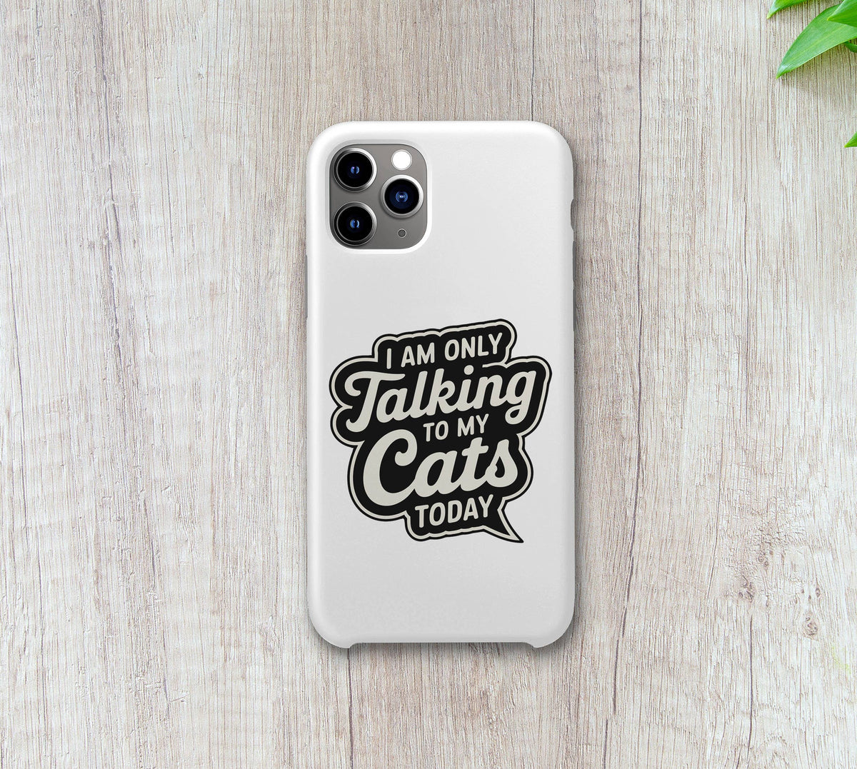 Sticker "I Am Only Talking to My Cats Today" | Ozark Sticker Company