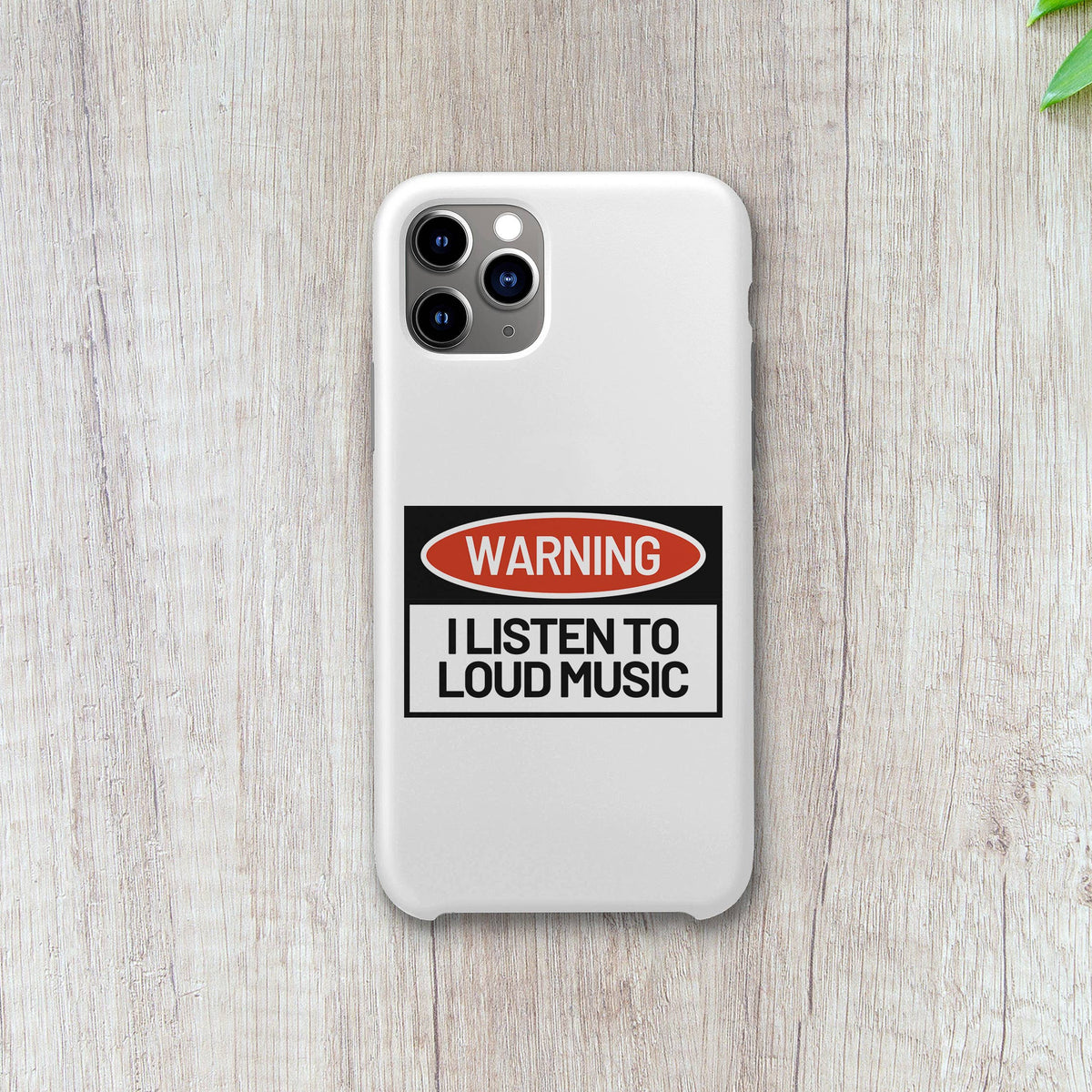 Sticker "Warning – I Listen to Loud Music" | Ozark Sticker Company