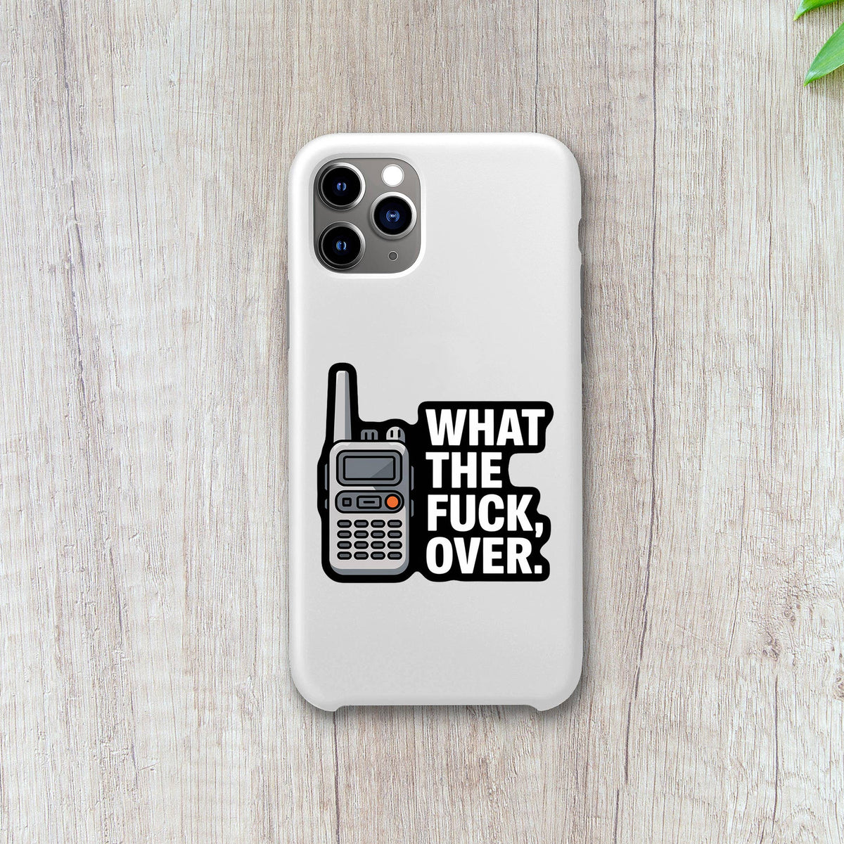 Sticker "What the Fuck, Over." | Ozark Sticker Company