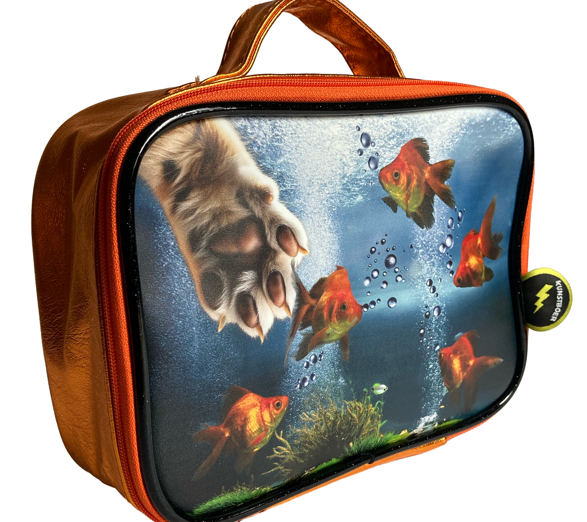 Toilettas "Kat bij Aquarium" | Kunstboer