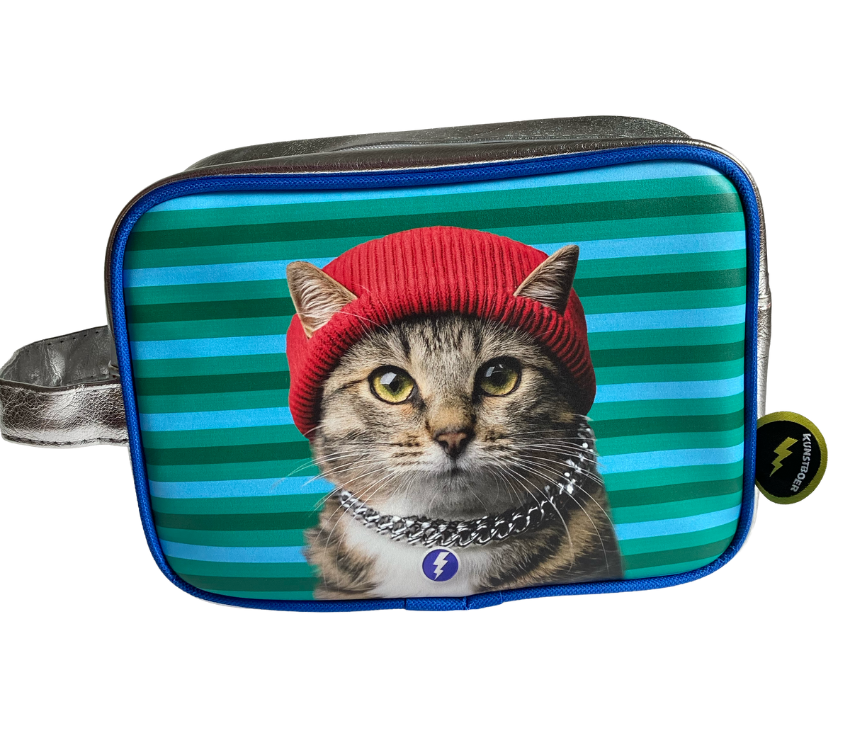 Toilettas "Kat met Rode Muts" | Kunstboer