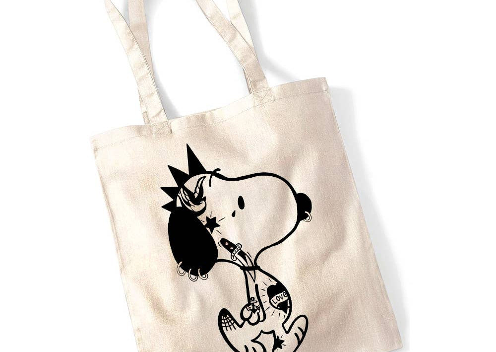 Tote Bag "Punk Rock Beagle" | Bite Your Granny