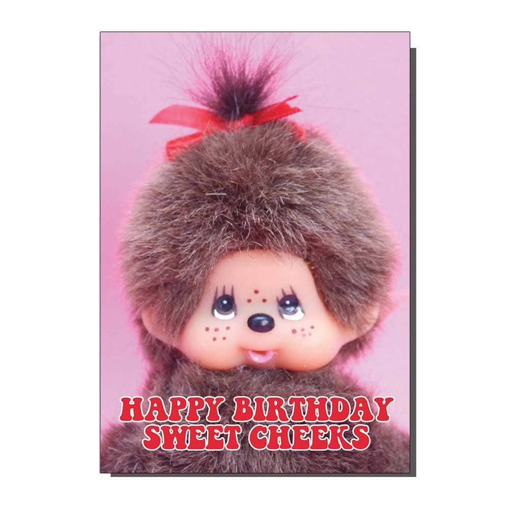 Verjaardagskaart "Happy Birthday Sweet Cheeks" | Bite Your Granny