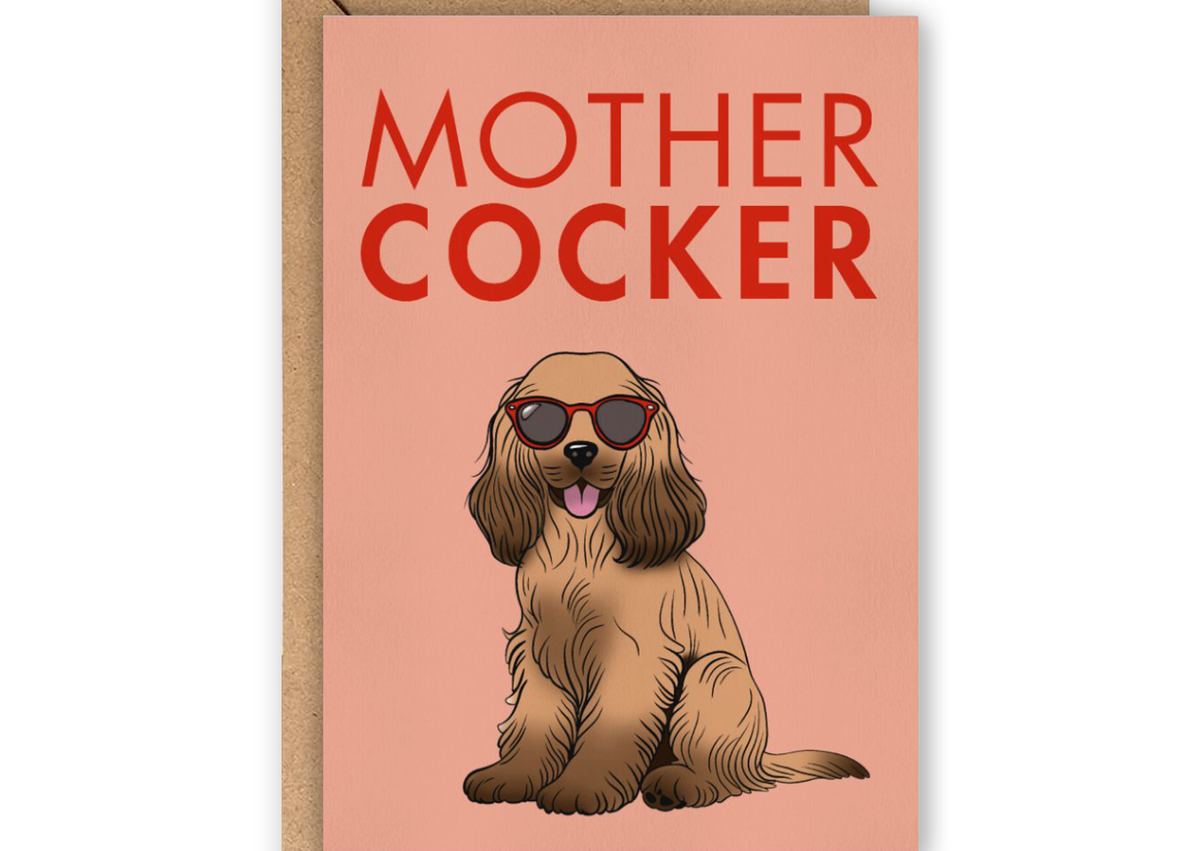 Wenskaart "Mother Cocker" | Lollypopartstudio