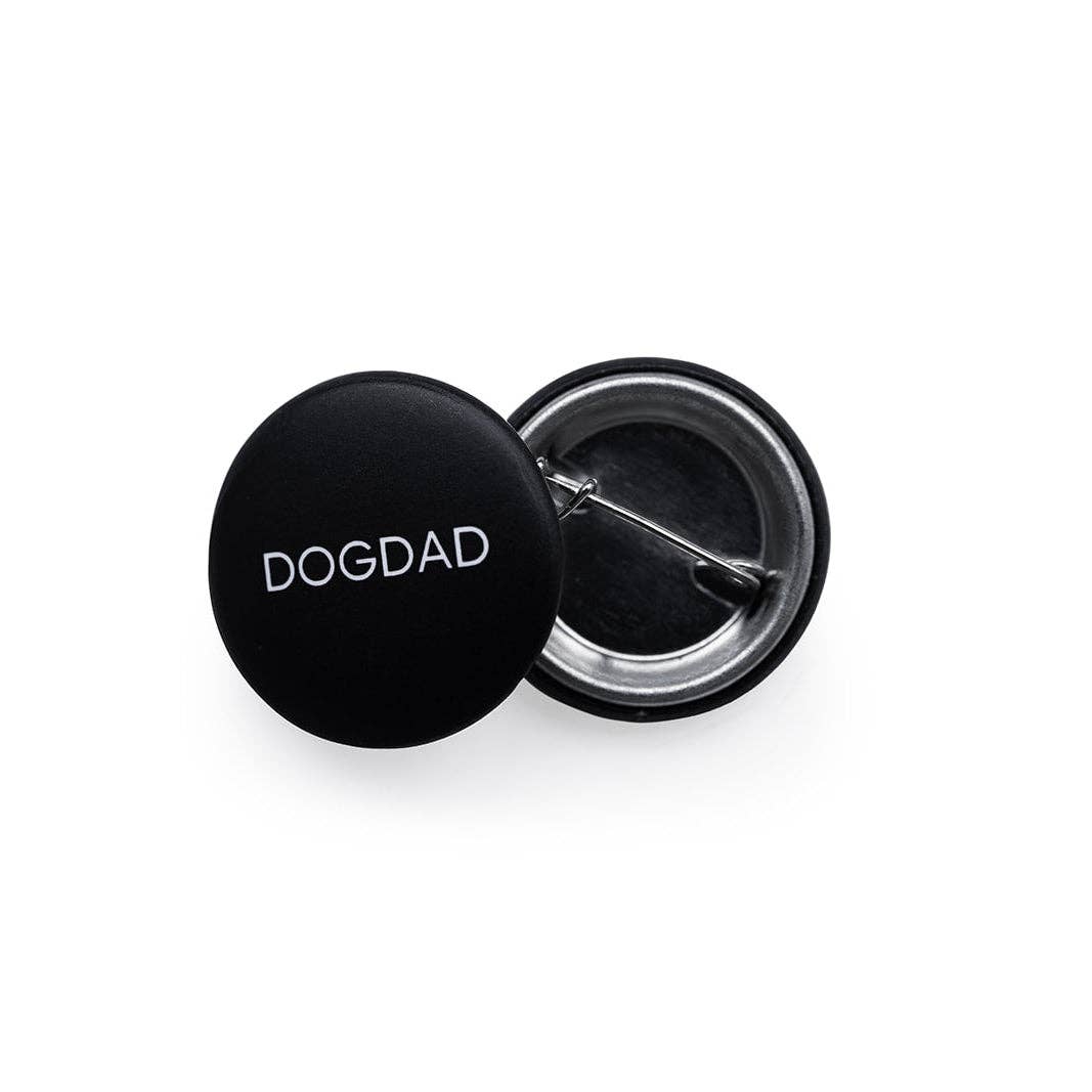 Button "DOGDAD" zwart | Lieblingspfote