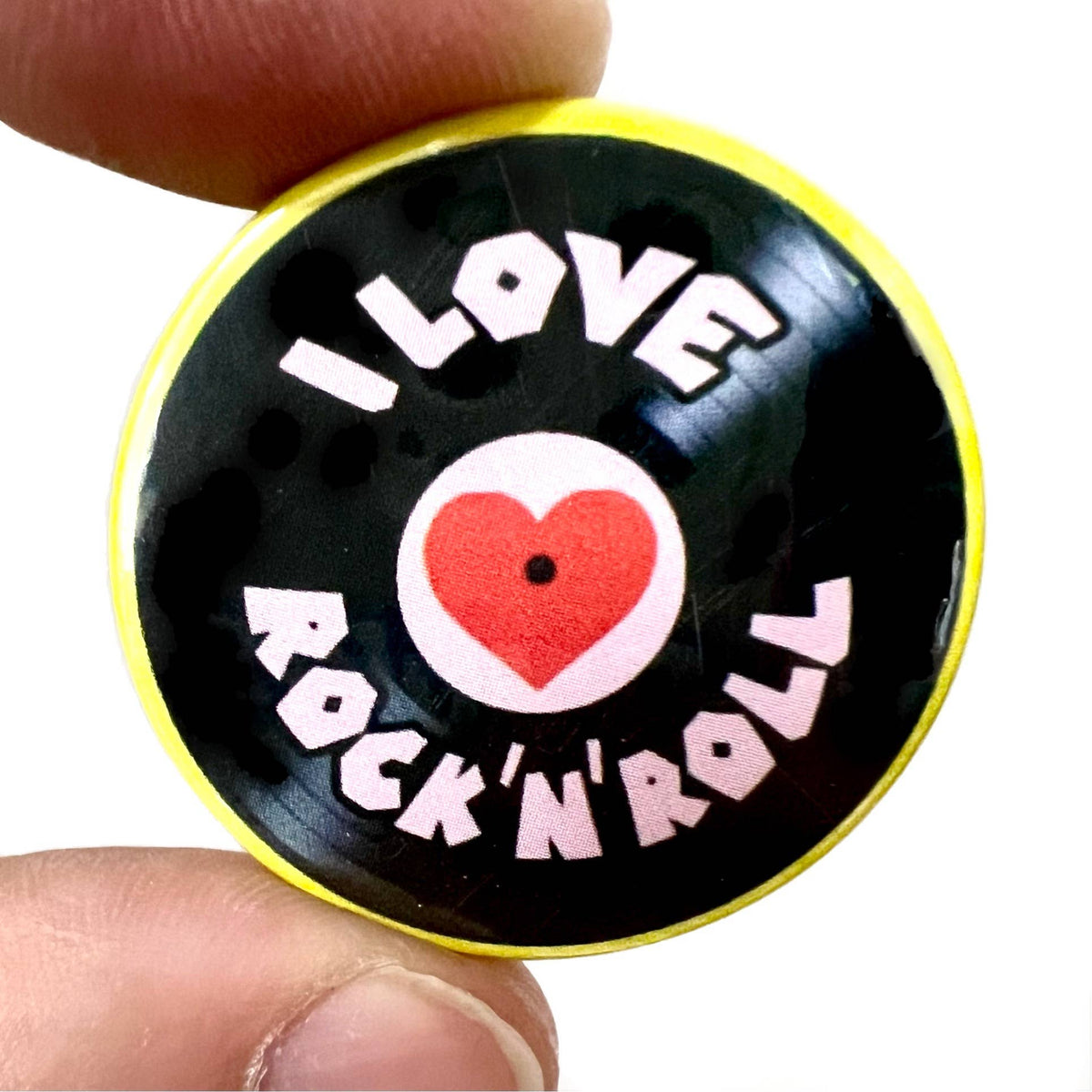 Button "I Love Rock 'n Roll | Bite Your Granny