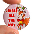 Button "Jingle All The Way Bambi" | Bite Your Granny