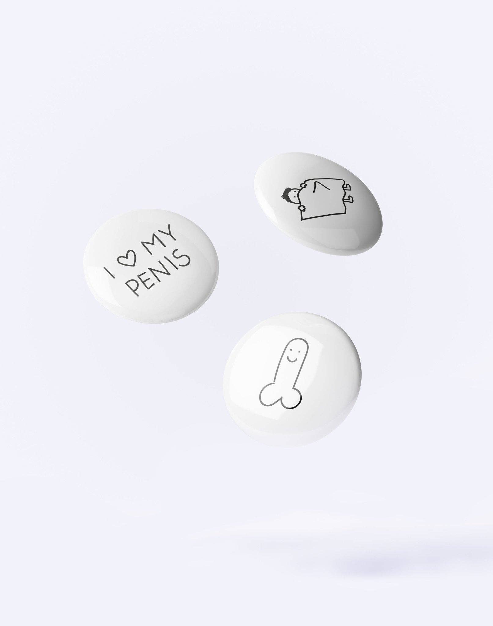 Buttonset "I Love My Penis" | Dicks Don't Lie