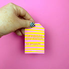 Cadeaulabel “I'm watching your reaction” | Deadpixel