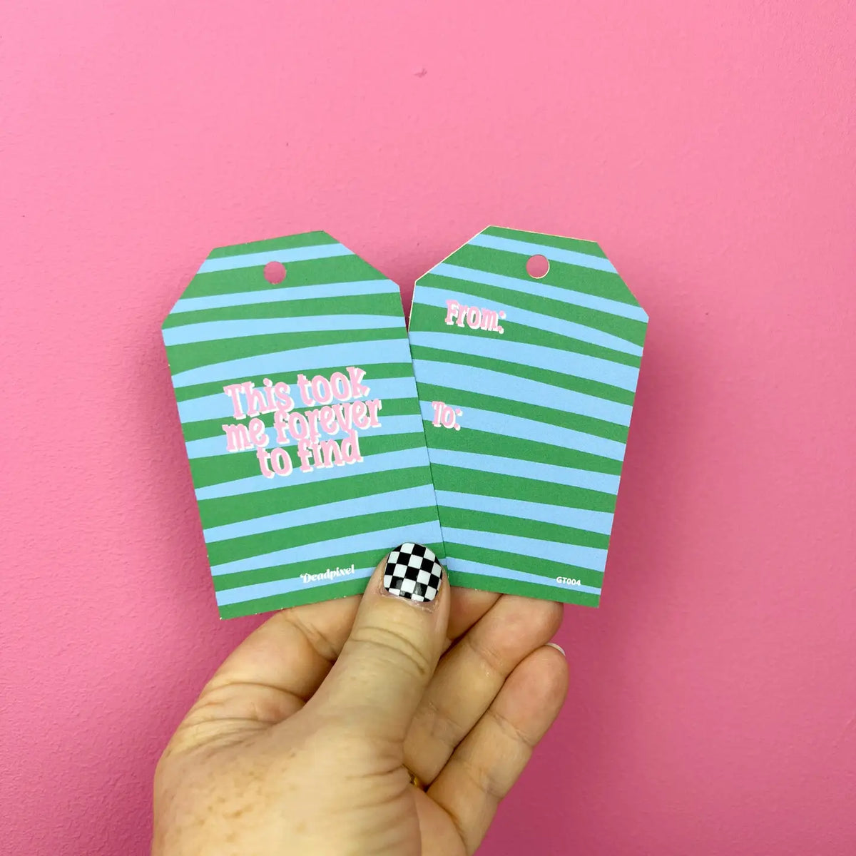 Cadeaulabel “This took me forever to find” | Deadpixel