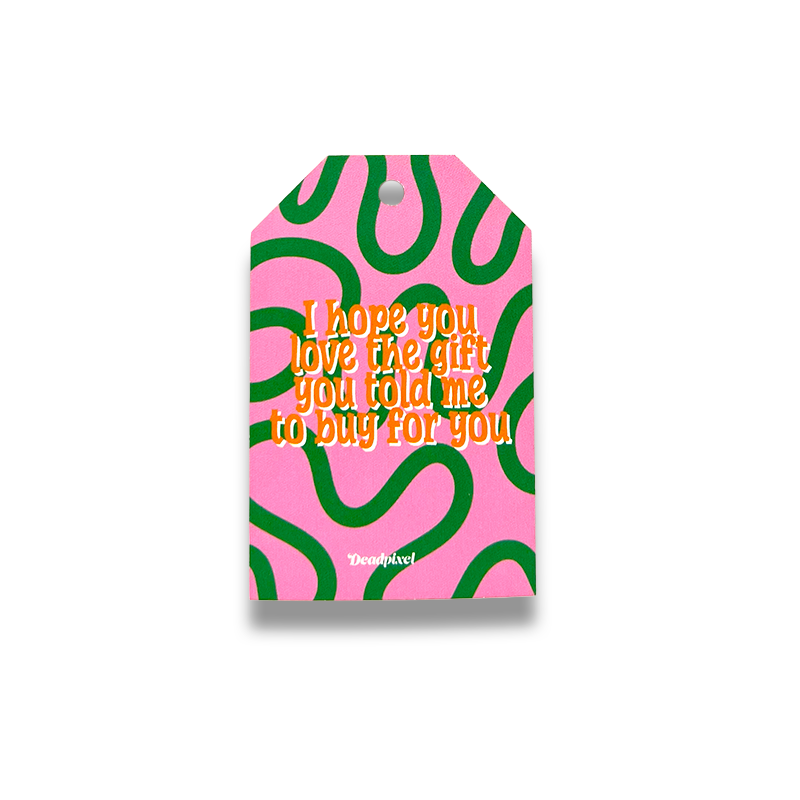 Cadeaulabelset "Totally Honest Gift Tags 1" | Deadpixel