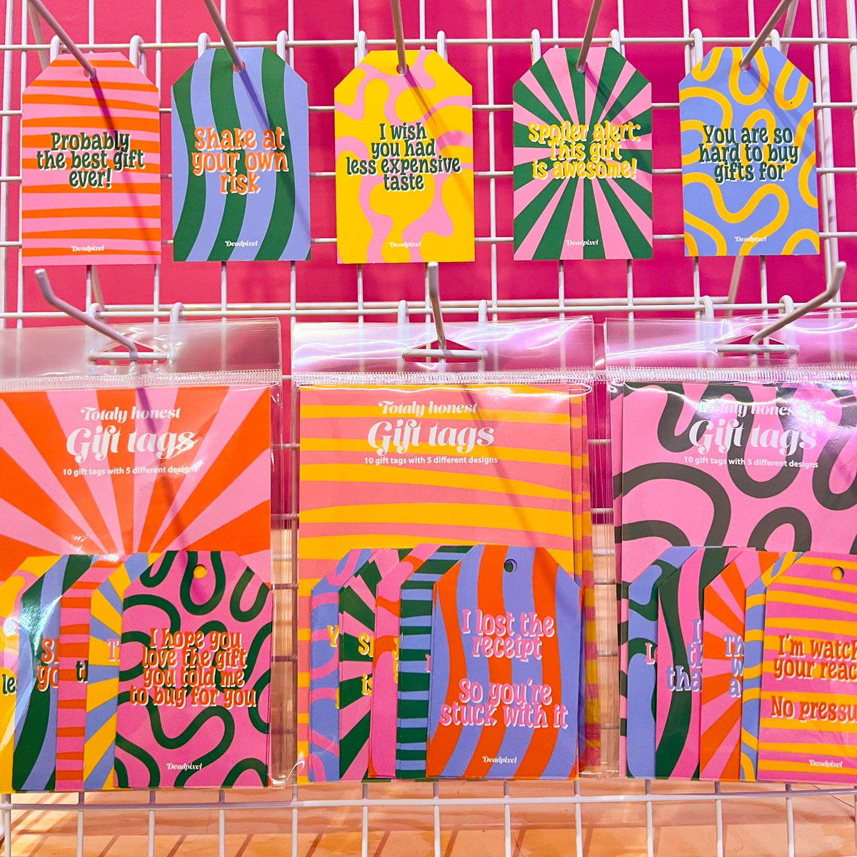 Cadeaulabelset "Totally Honest Gift Tags 1" | Deadpixel