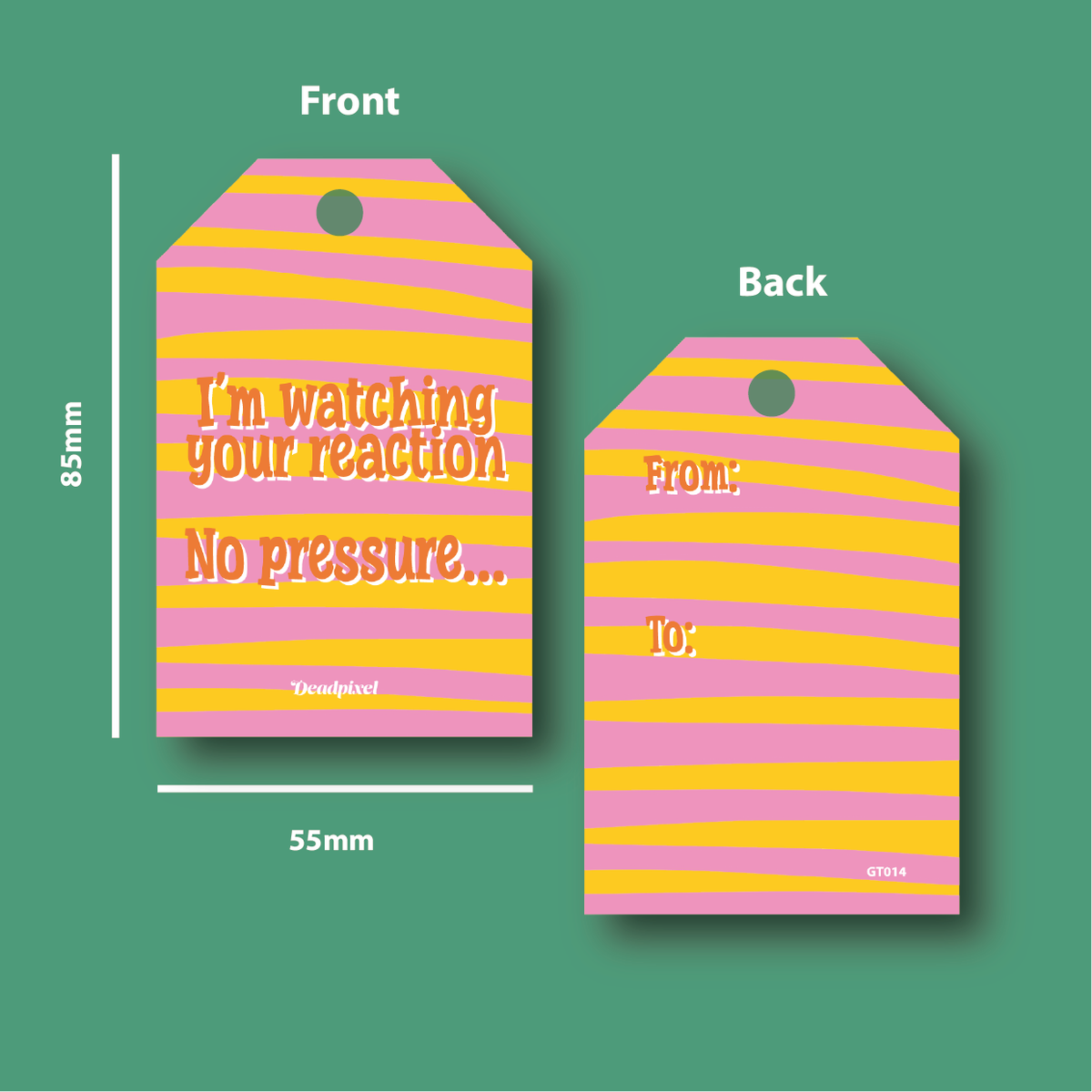Cadeaulabelset "Totally Honest Gift Tags 3" | Deadpixel