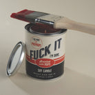 Fuck It Vintage Paint Candle | Whiskey River Soap Co.