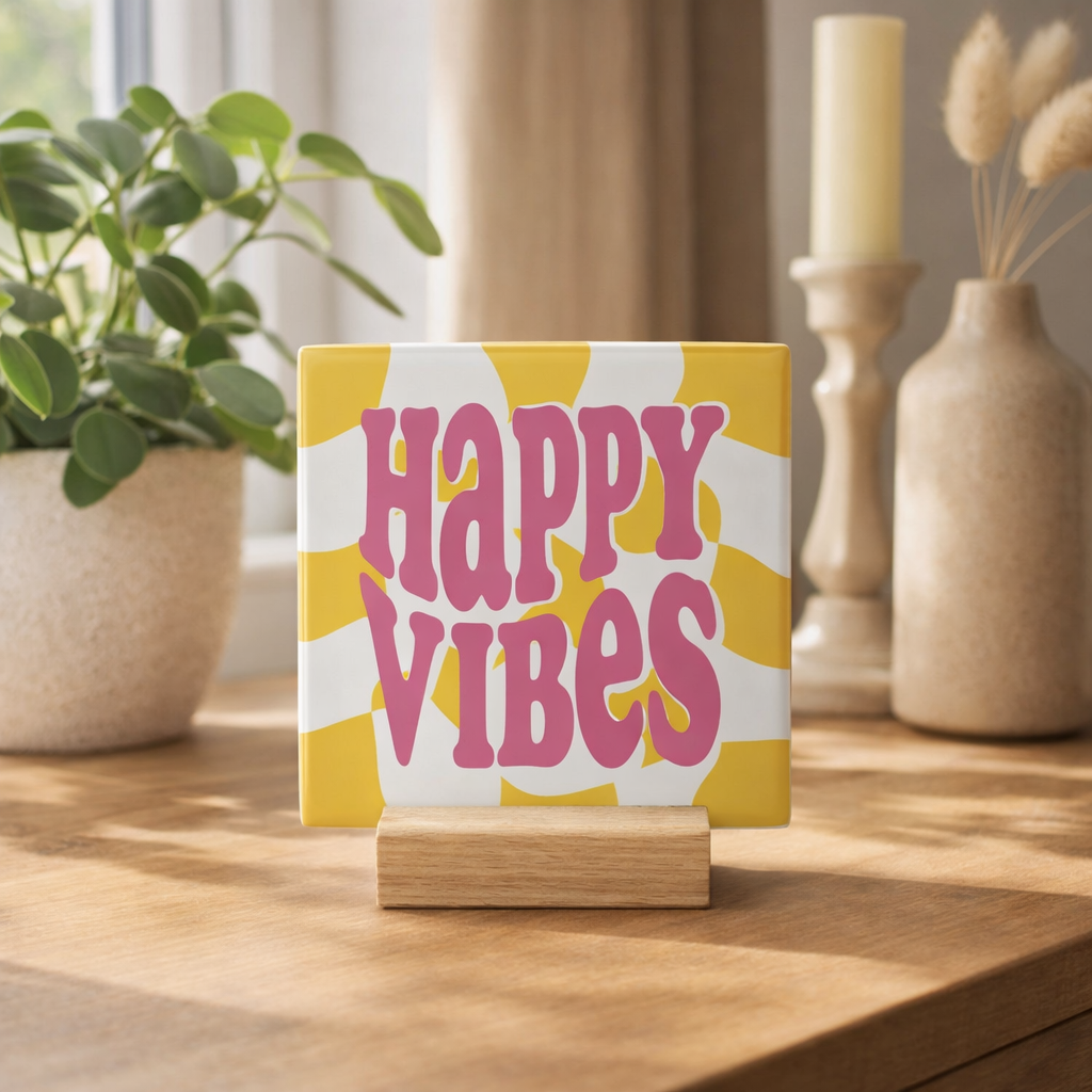 Keramische Tegel "Happy vibes" | Artige