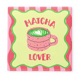 Keramische Tegelt "Matcha Lover"
