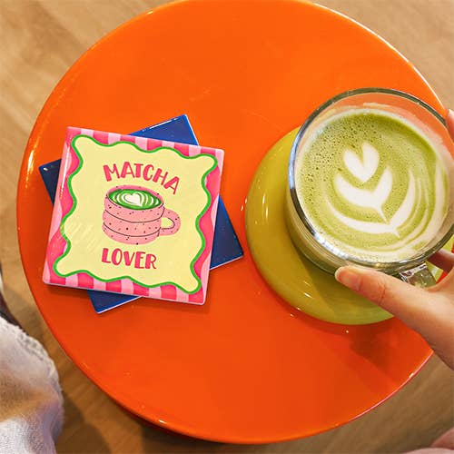 Keramische Tegelt "Matcha Lover"