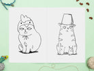 Kleurboek "Cats in Hats" | Jo Clark Design