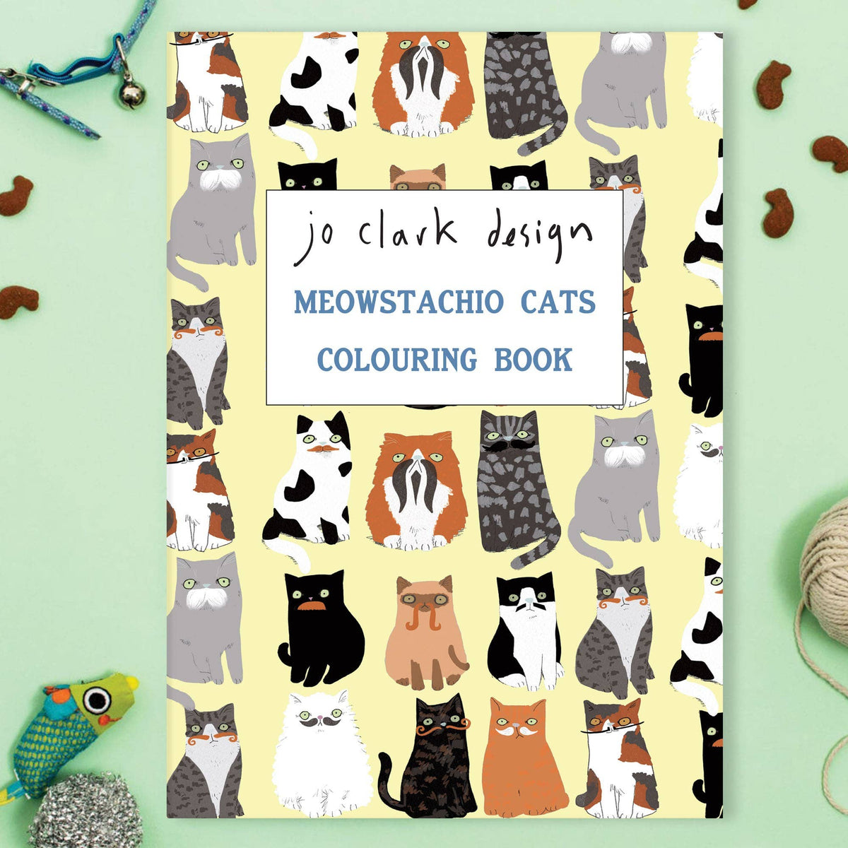Kleurboek "Meowstachio" | Jo Clark Design