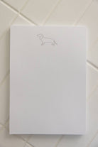Memoblok A5 "DACKEL" wit | Lieblingspfote