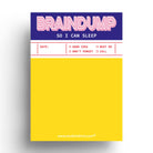 Memoblok  "Braindump" | Studio Inktvis