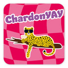 Onderzetter "ChardonYAY" | Artige