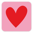 Onderzetter "Red heart" | Artige