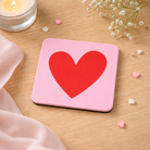 Onderzetter "Red heart" | Artige 