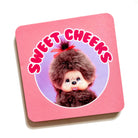 Onderzetter "Sweet Cheeks Monkey" | Bite Your Granny