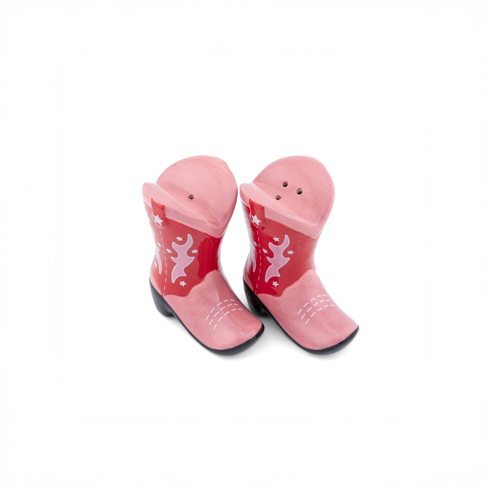 Peper- en Zoutstel Cowboylaarzen – Roze | Sass & Belle