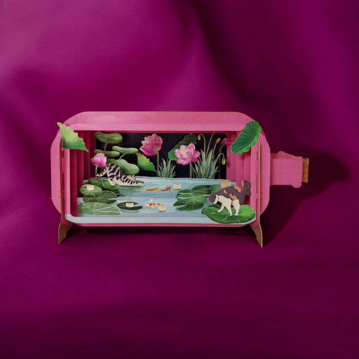 Pop-Up Kaart "Katten bij het water" | Alljoy Design