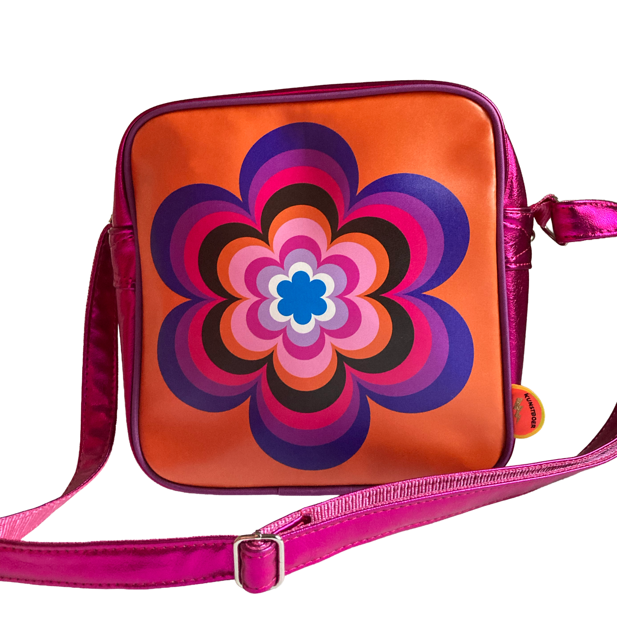 Schoudertas "Retro Bloem" | Kunstboer