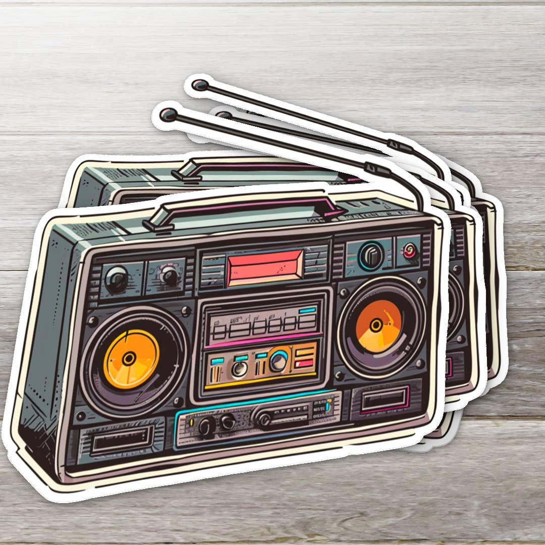 Sticker "Boombox" | Ozark Sticker Company