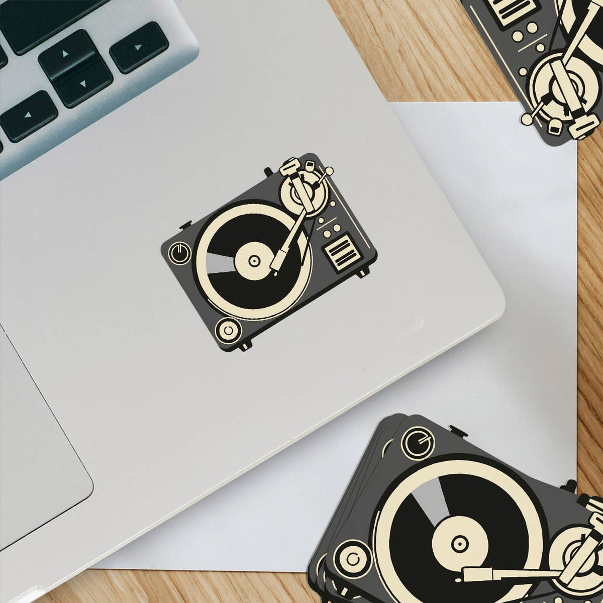 Sticker "Old School Draaitafel" | Ozark Sticker Company