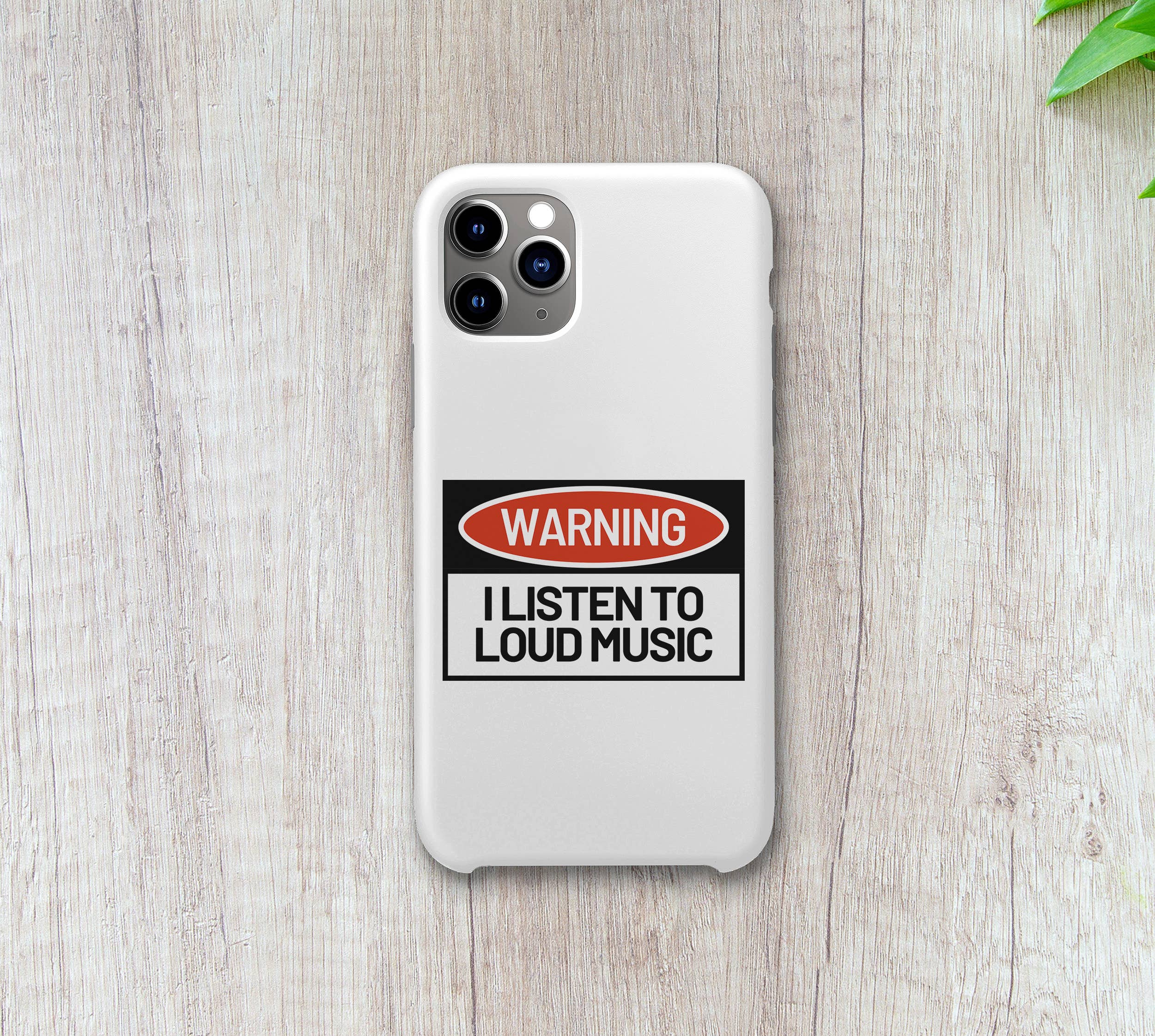 Sticker "Warning – I Listen to Loud Music" | Ozark Sticker Company