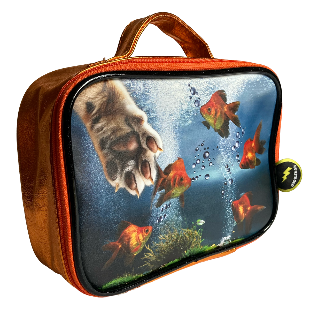 Toilettas "Kat bij Aquarium" | Kunstboer