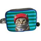 Toilettas "Kat met Rode Muts" | Kunstboer